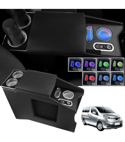 ニッサン NV200バネット コンソール収納ボックス アームレストボックス Amazon | クラフトワークス バネット NV200 用 コンソール